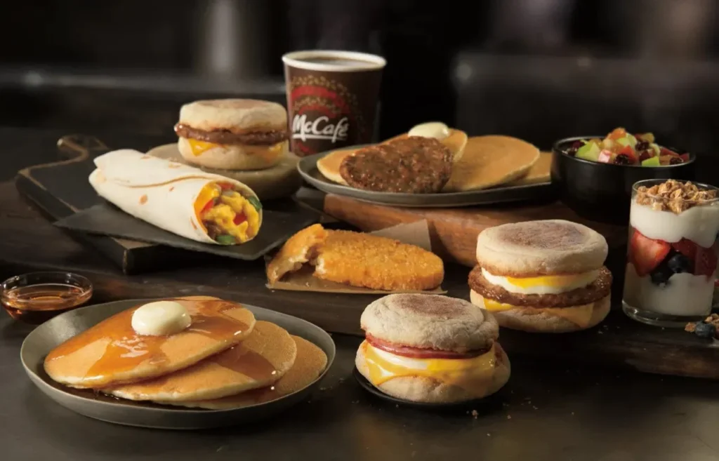 McDonald breakfast Menu